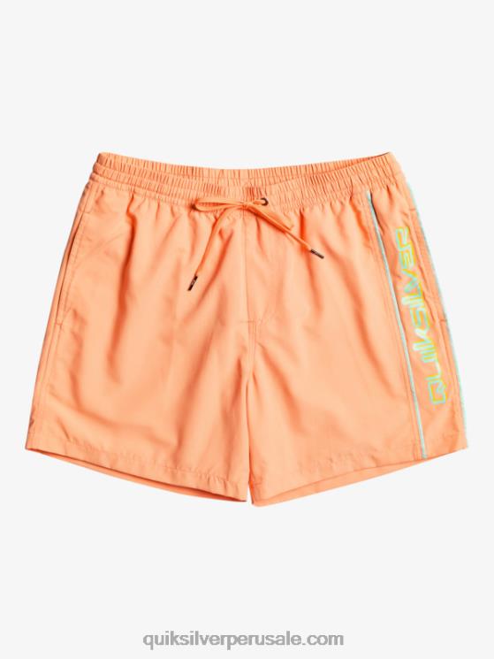 Quiksilver N8LNT703 hombres salmón fresco todos los días vert 16 voleas