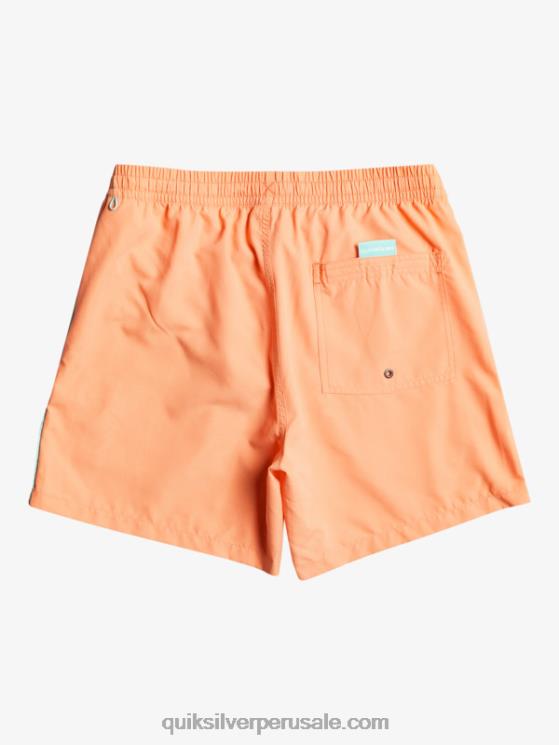 Quiksilver N8LNT703 hombres salmón fresco todos los días vert 16 voleas