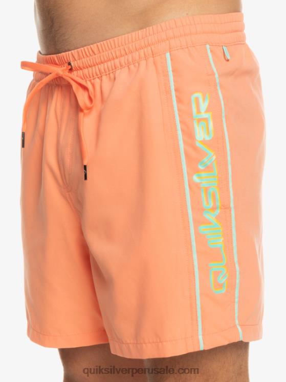Quiksilver N8LNT703 hombres salmón fresco todos los días vert 16 voleas