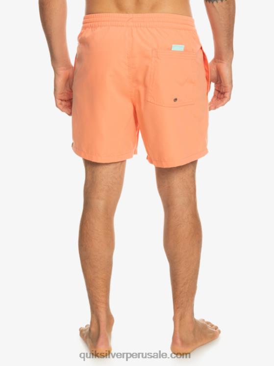 Quiksilver N8LNT703 hombres salmón fresco todos los días vert 16 voleas