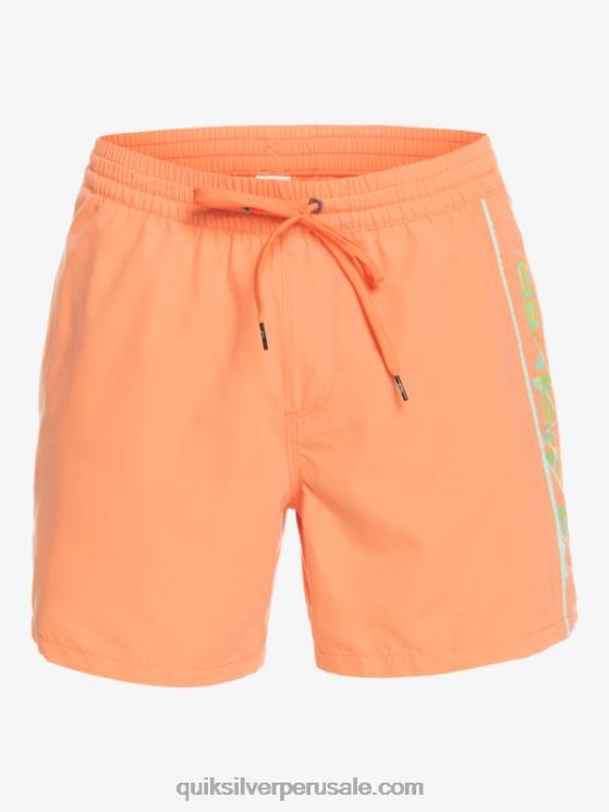 Quiksilver N8LNT703 hombres salmón fresco todos los días vert 16 voleas