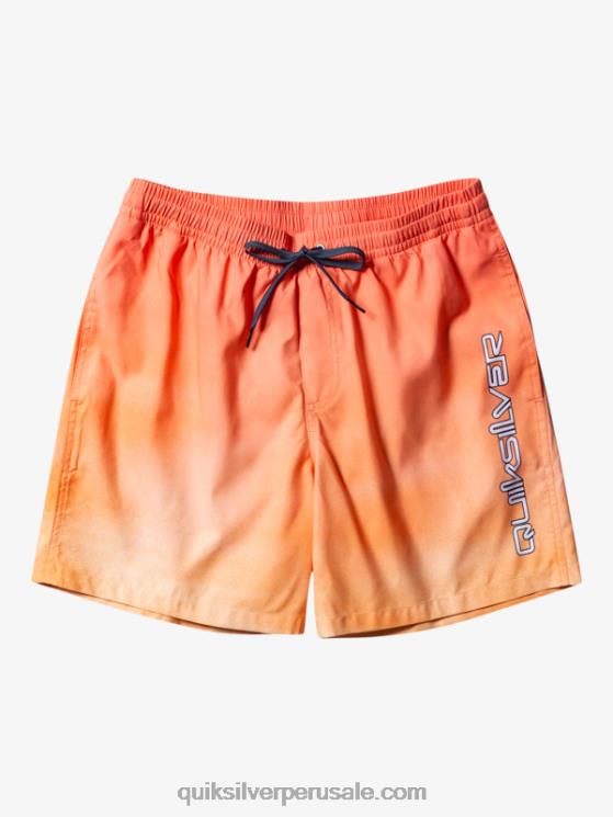 Quiksilver N8LNT721 hombres bronceado cobre brisa de todos los días 17 voleas