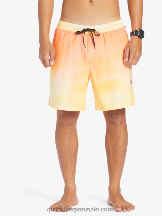 Quiksilver N8LNT721 hombres bronceado cobre brisa de todos los días 17 voleas