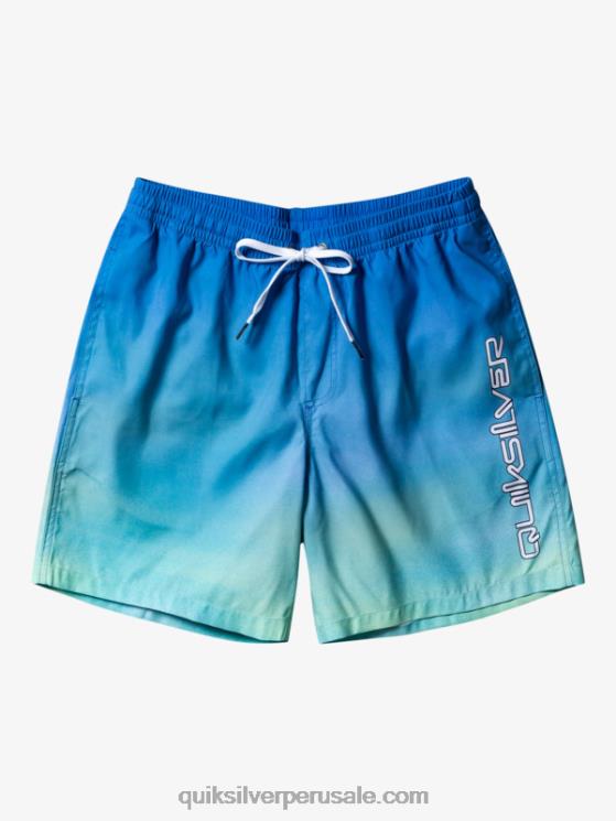Quiksilver N8LNT722 hombres río azul brisa de todos los días 17 voleas