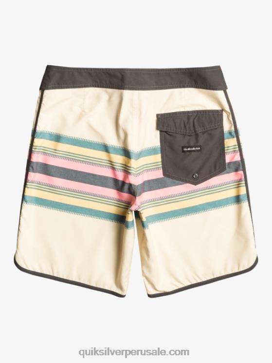 Quiksilver N8LNT767 hombres abedul shorts de baño todos los días festoneado 19