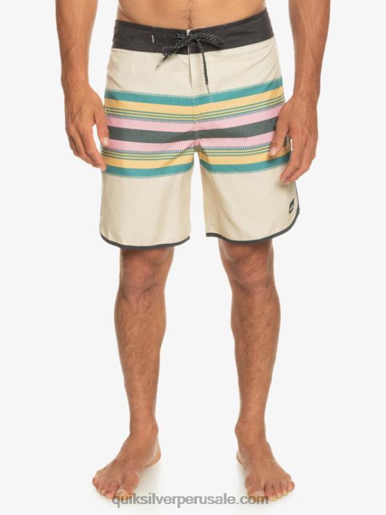 Quiksilver N8LNT767 hombres abedul shorts de baño todos los días festoneado 19