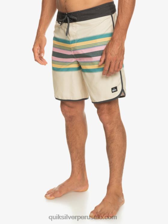 Quiksilver N8LNT767 hombres abedul shorts de baño todos los días festoneado 19
