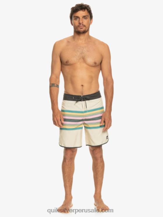 Quiksilver N8LNT767 hombres abedul shorts de baño todos los días festoneado 19