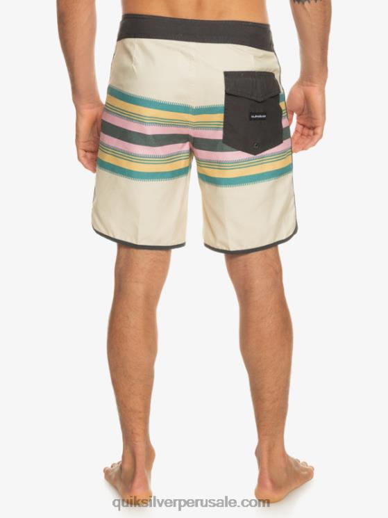 Quiksilver N8LNT767 hombres abedul shorts de baño todos los días festoneado 19