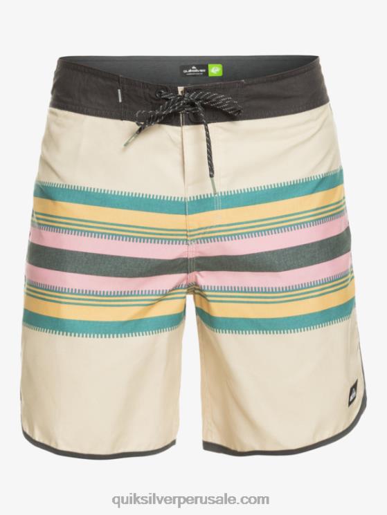 Quiksilver N8LNT767 hombres abedul shorts de baño todos los días festoneado 19