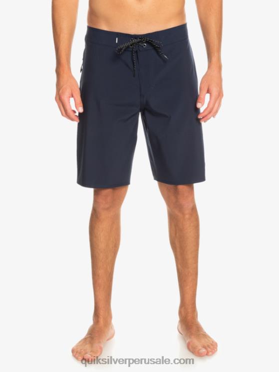 Quiksilver N8LNT76 hombres chaqueta azul marino surfsilk kaimana 20 shorts de playa de alto rendimiento