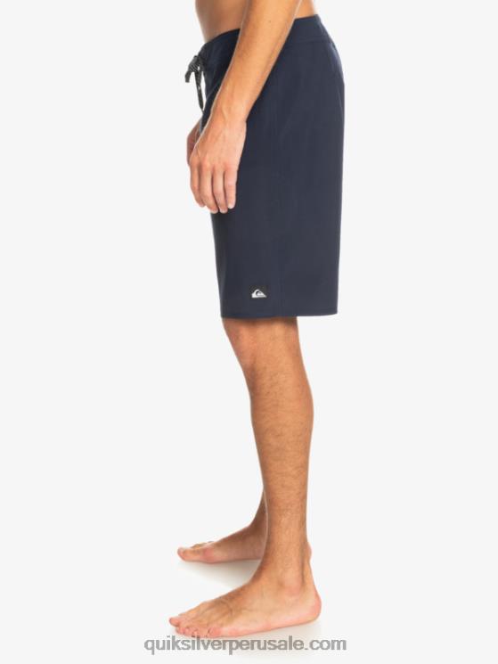 Quiksilver N8LNT76 hombres chaqueta azul marino surfsilk kaimana 20 shorts de playa de alto rendimiento
