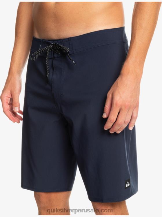 Quiksilver N8LNT76 hombres chaqueta azul marino surfsilk kaimana 20 shorts de playa de alto rendimiento