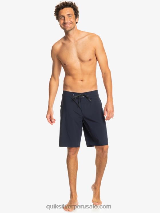 Quiksilver N8LNT76 hombres chaqueta azul marino surfsilk kaimana 20 shorts de playa de alto rendimiento