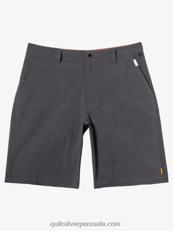 Quiksilver N8LNT774 hombres negro shorts de playa waterman backwater 20 anfibios