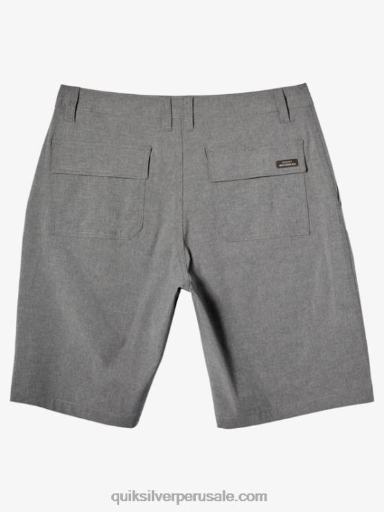 Quiksilver N8LNT776 hombres piel de tiburon shorts de playa waterman backwater 20 anfibios