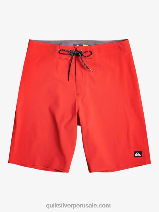 Quiksilver N8LNT77 hombres rojo de alto riesgo surfsilk kaimana 20 shorts de playa de alto rendimiento