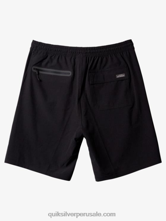 Quiksilver N8LNT780 hombres negro bañador waterman suva 20 anfibio
