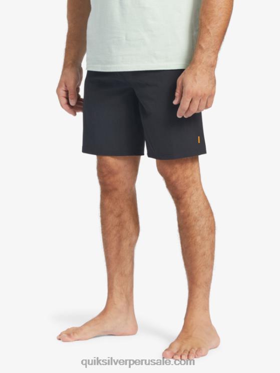 Quiksilver N8LNT780 hombres negro bañador waterman suva 20 anfibio