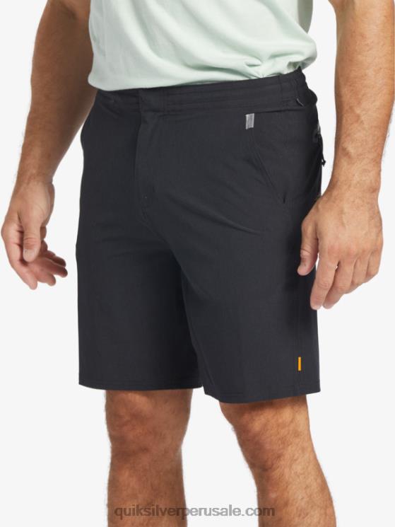 Quiksilver N8LNT780 hombres negro bañador waterman suva 20 anfibio