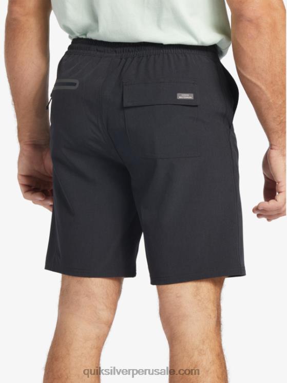 Quiksilver N8LNT780 hombres negro bañador waterman suva 20 anfibio