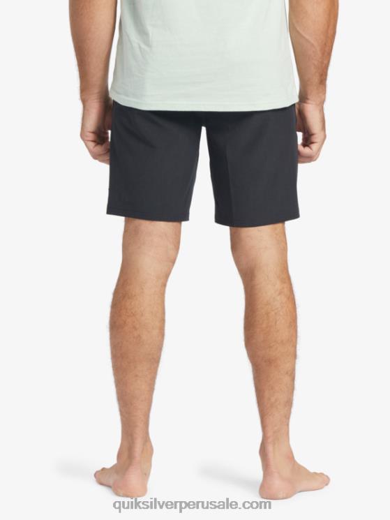 Quiksilver N8LNT780 hombres negro bañador waterman suva 20 anfibio