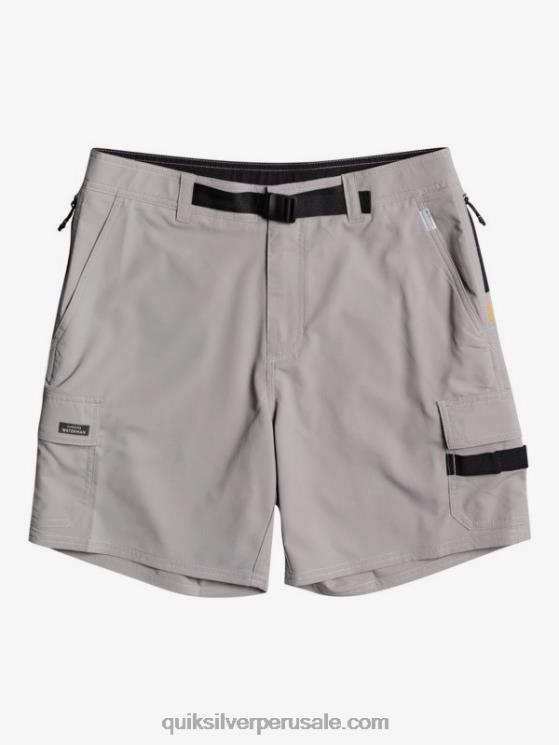 Quiksilver N8LNT789 hombres campanario gris shorts waterman azimut anfibio 18