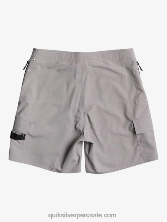 Quiksilver N8LNT789 hombres campanario gris shorts waterman azimut anfibio 18
