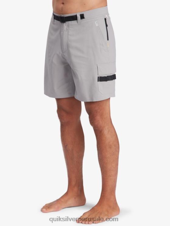 Quiksilver N8LNT789 hombres campanario gris shorts waterman azimut anfibio 18