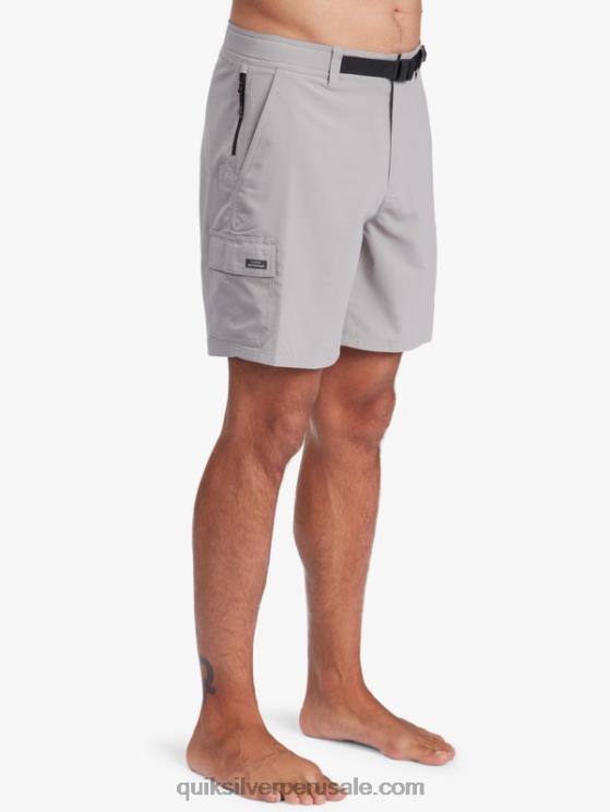 Quiksilver N8LNT789 hombres campanario gris shorts waterman azimut anfibio 18