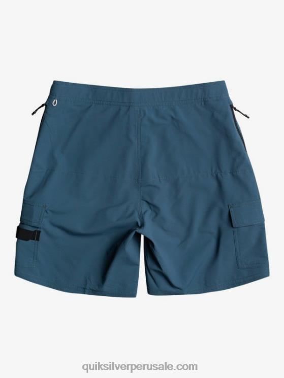 Quiksilver N8LNT790 hombres azul marino medianoche shorts waterman azimut anfibio 18