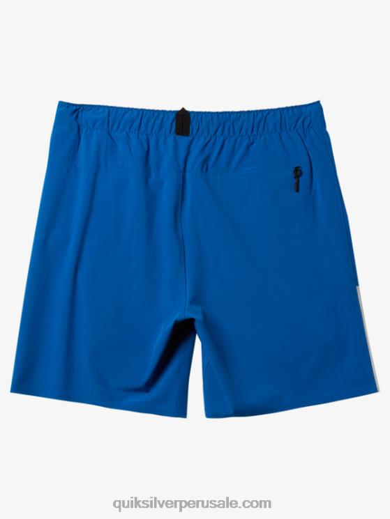 Quiksilver N8LNT795 hombres snorkel azul pantalones cortos de entrenamiento omni 17