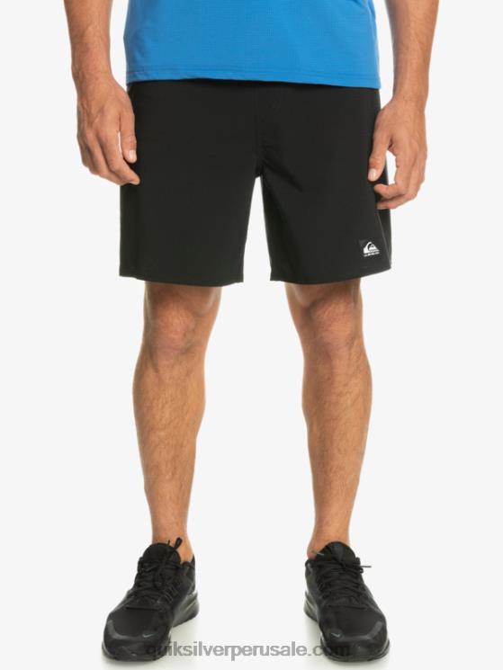 Quiksilver N8LNT807 hombres negro highlite omni short 17 voleas