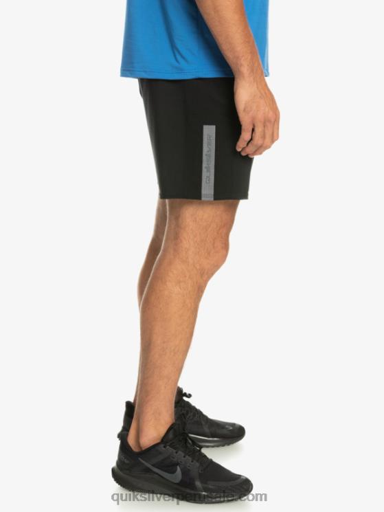 Quiksilver N8LNT807 hombres negro highlite omni short 17 voleas
