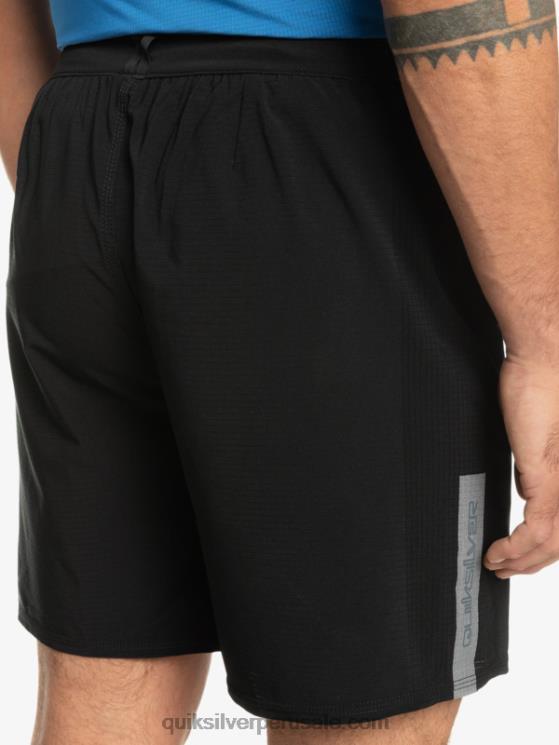 Quiksilver N8LNT807 hombres negro highlite omni short 17 voleas
