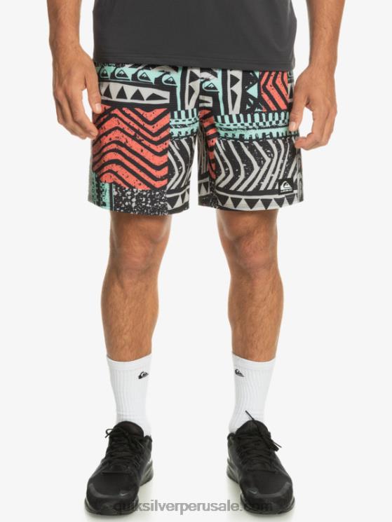 Quiksilver N8LNT808 hombres gris violeta highlite omni short 17 voleas