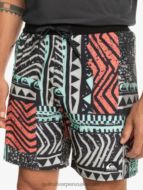 Quiksilver N8LNT808 hombres gris violeta highlite omni short 17 voleas