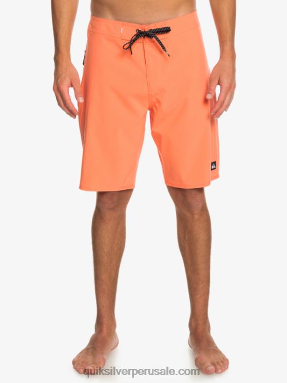 Quiksilver N8LNT81 hombres salmón fresco surfsilk kaimana 20 shorts de playa de alto rendimiento
