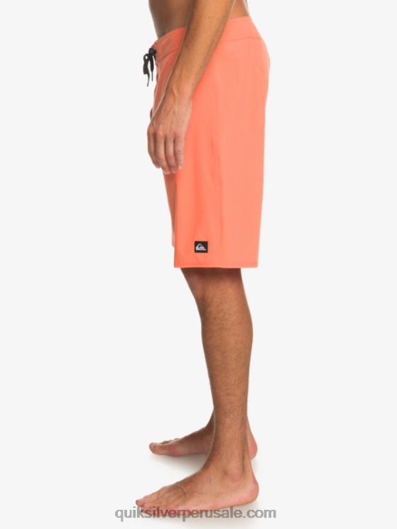 Quiksilver N8LNT81 hombres salmón fresco surfsilk kaimana 20 shorts de playa de alto rendimiento