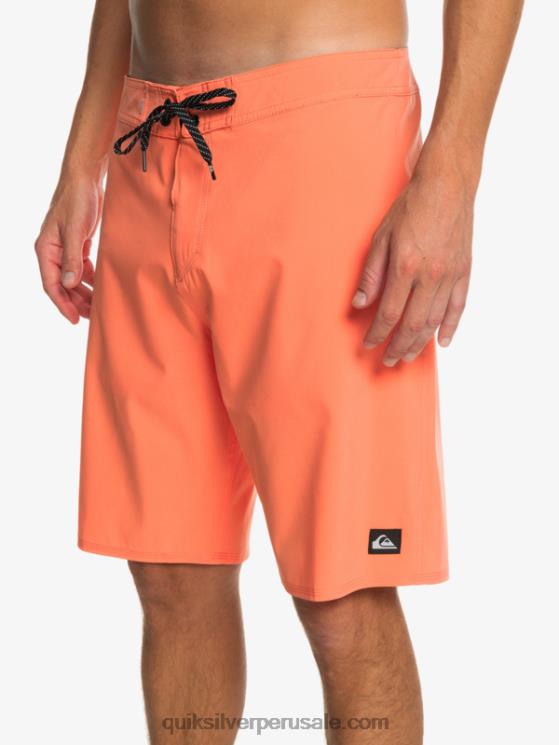 Quiksilver N8LNT81 hombres salmón fresco surfsilk kaimana 20 shorts de playa de alto rendimiento