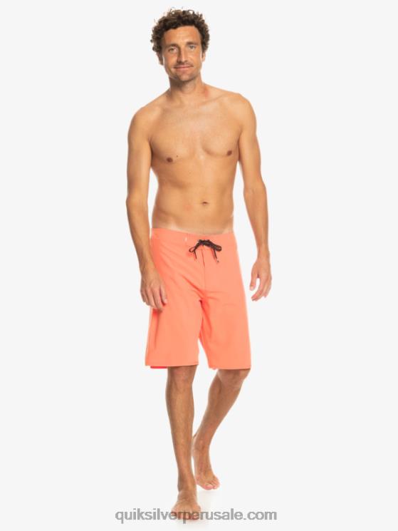 Quiksilver N8LNT81 hombres salmón fresco surfsilk kaimana 20 shorts de playa de alto rendimiento