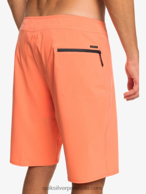 Quiksilver N8LNT81 hombres salmón fresco surfsilk kaimana 20 shorts de playa de alto rendimiento