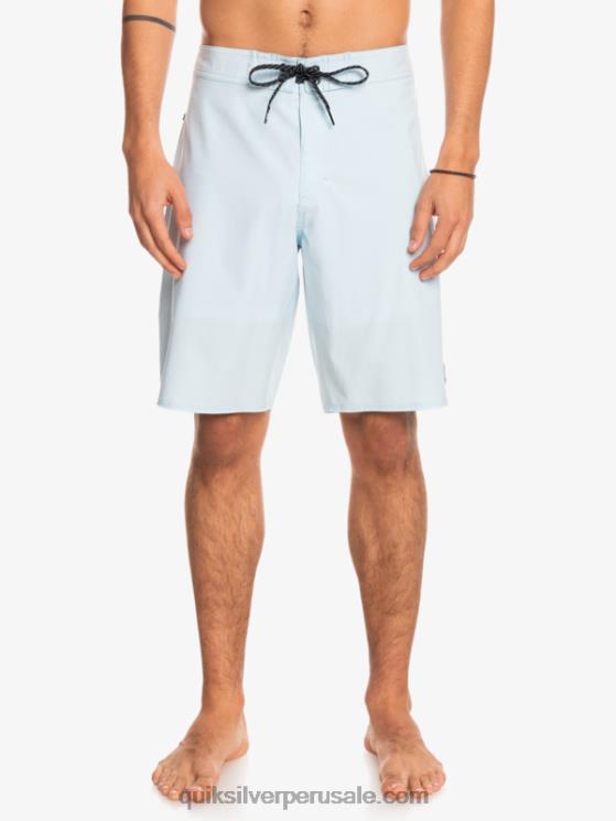 Quiksilver N8LNT85 hombres gris azulado surfsilk kaimana 20 shorts de playa de alto rendimiento