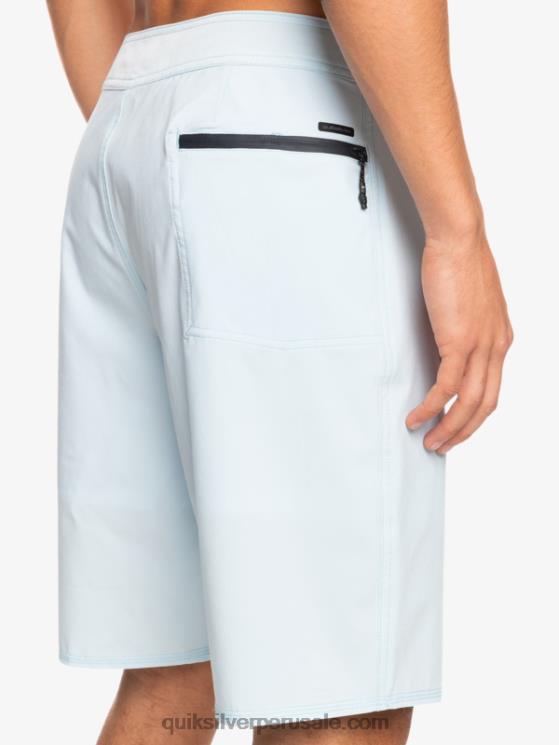 Quiksilver N8LNT85 hombres gris azulado surfsilk kaimana 20 shorts de playa de alto rendimiento