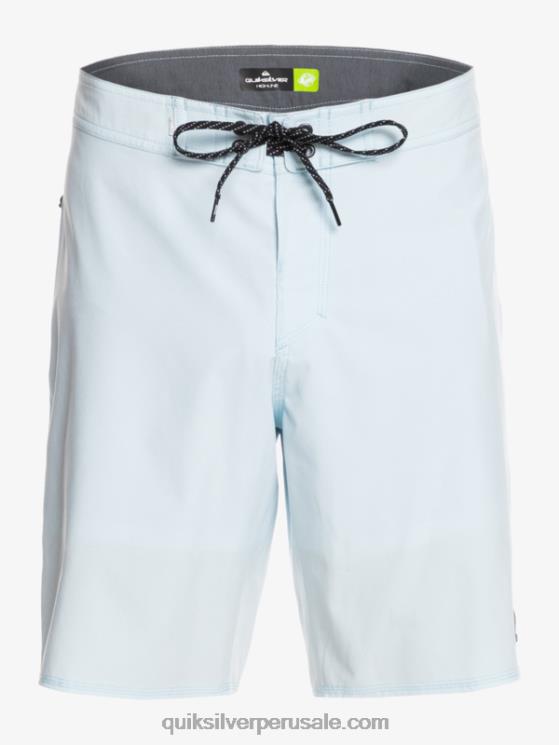 Quiksilver N8LNT85 hombres gris azulado surfsilk kaimana 20 shorts de playa de alto rendimiento
