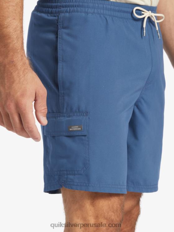 Quiksilver N8LNT911 hombres alférez azul brezo Waterman equilibrio 18 voleas