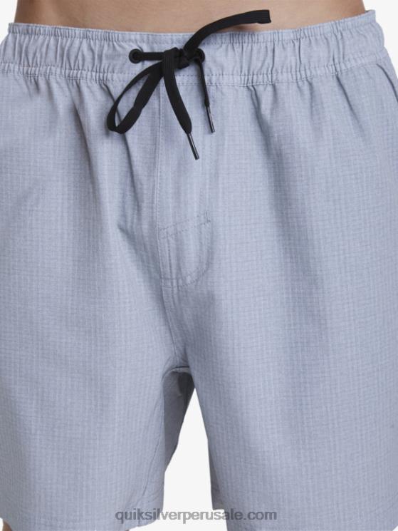 Quiksilver N8LNT955 hombres brezo gris claro bañador waterman after surf stretch 20 anfibios