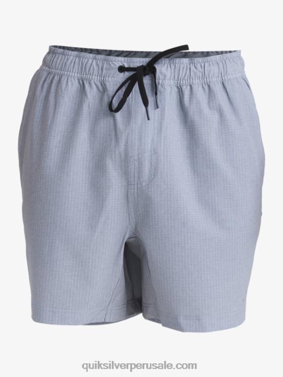 Quiksilver N8LNT955 hombres brezo gris claro bañador waterman after surf stretch 20 anfibios