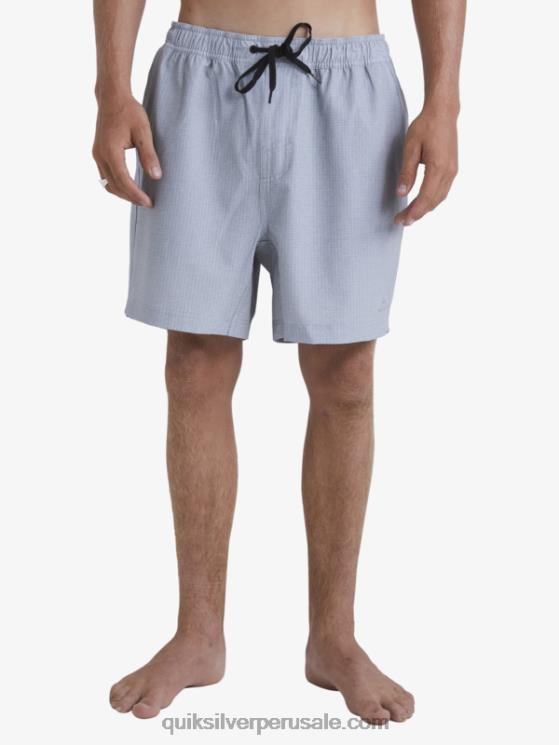 Quiksilver N8LNT955 hombres brezo gris claro bañador waterman after surf stretch 20 anfibios