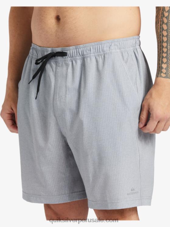 Quiksilver N8LNT955 hombres brezo gris claro bañador waterman after surf stretch 20 anfibios